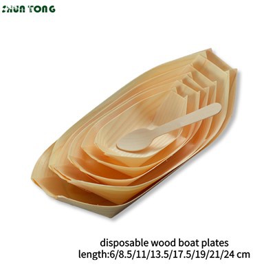 Tấm thuyền gỗ dùng một lần